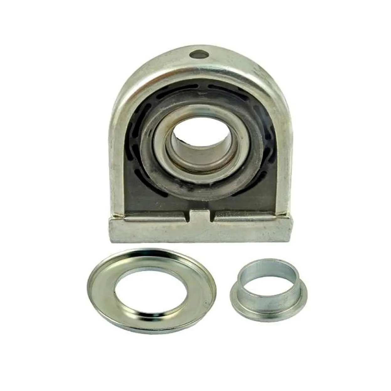 Carrier bearing assembly with components